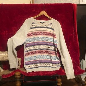 Chaps Multicolor Striped Sweater